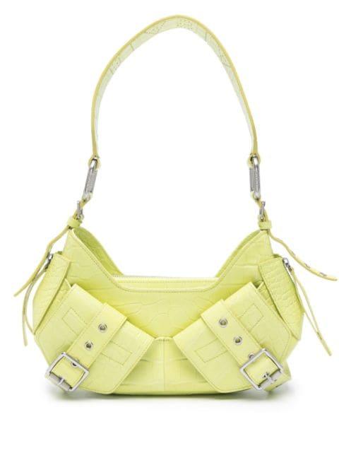 Y2K leather shoulder bag by BIASIA