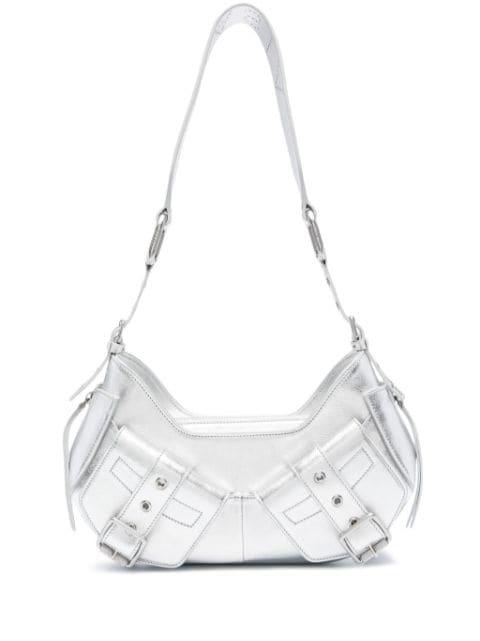 Y2k leather shoulder bag by BIASIA