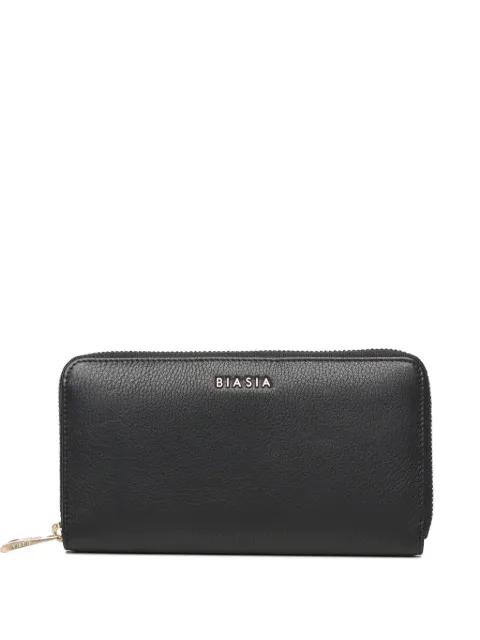 logo-lettering wallet by BIASIA