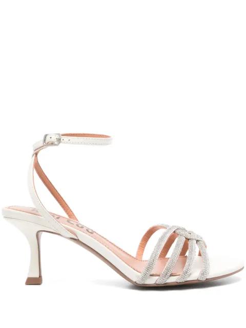 70mm rhinestone-embellished sandals by BIBI LOU
