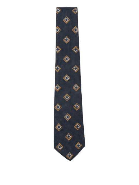 diamond-pattern tie by BIGI MILANO