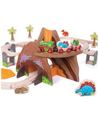 Dinosaur Railway Set - Ages 3+ by BIGJIGS RAIL