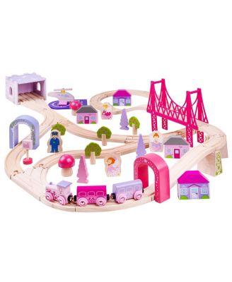 Fairy Town Train Set - Ages 3+ by BIGJIGS RAIL