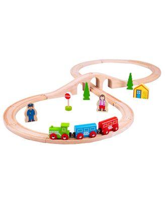 Figure of Eight Train Set - Ages 3+ by BIGJIGS RAIL
