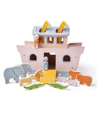 100% FSC Certified Noah's Ark - Ages 12 Months+ by BIGJIGS TOYS
