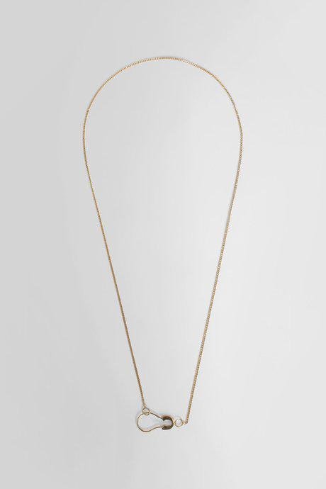 Gold-Tone Round Safety Pin Chain by BIIS