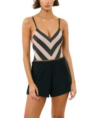 Arava Overall Onepiece Swimsuit by BILIBLOND