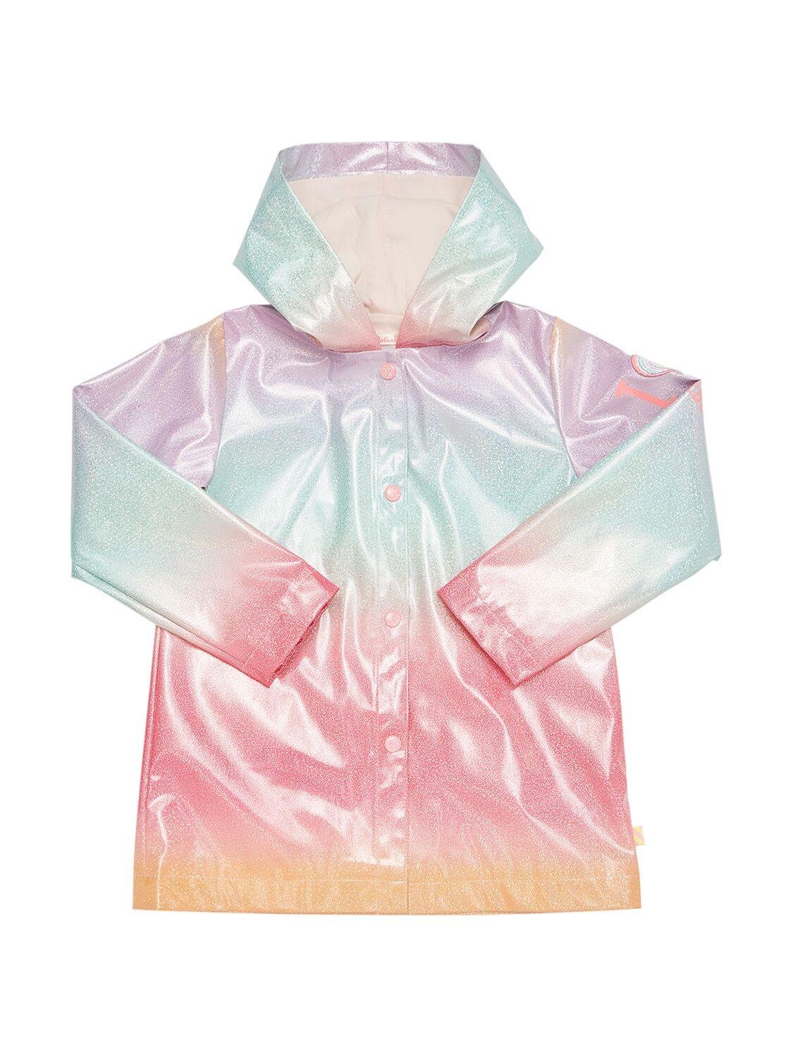 Glittered Printed Nylon Raincoat by BILLIEBLUSH