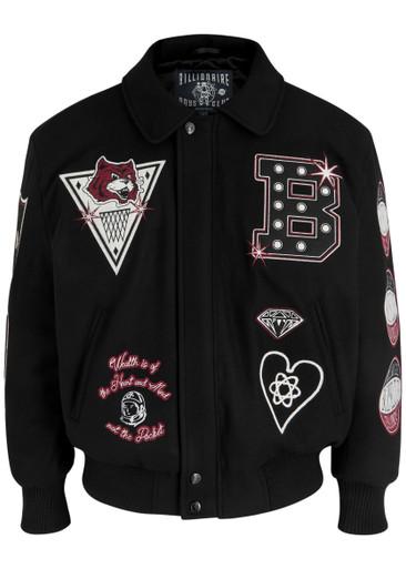 Alumni wool-blend varsity jacket by BILLIONAIRE BOYS CLUB