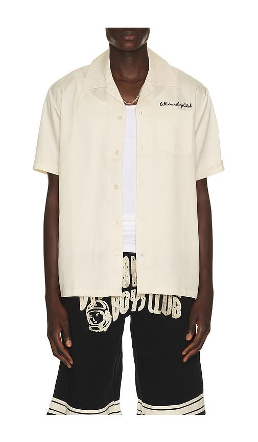 Billionaire Boys Club Anti Matter Shirt in Cream by BILLIONAIRE BOYS CLUB