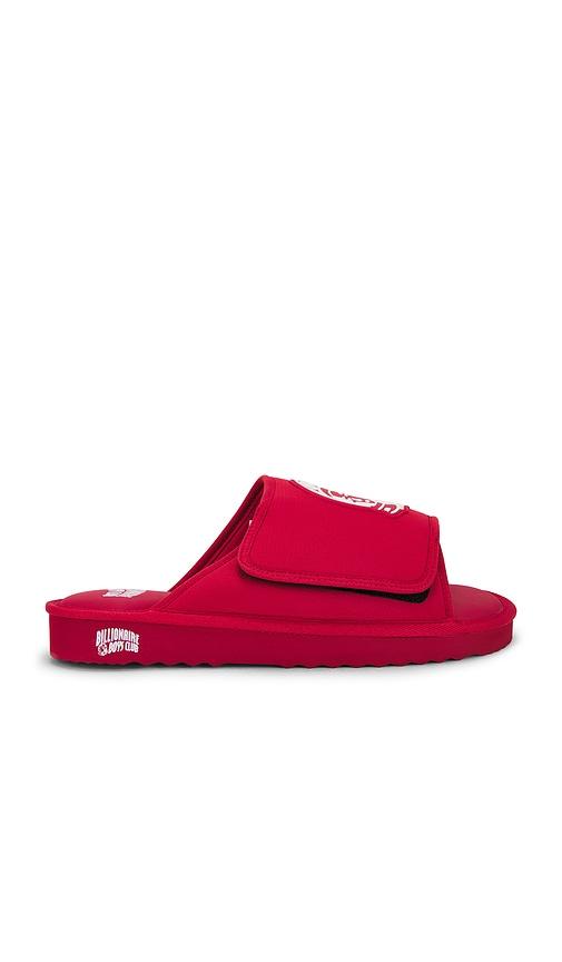 Billionaire Boys Club Astrowalker Slide in Red by BILLIONAIRE BOYS CLUB Billionaire Boys Club Astrowalker Slide in Red by BILLIONAIRE BOYS CLUB