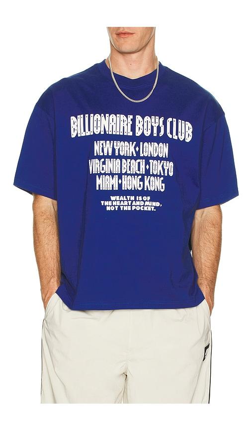 Billionaire Boys Club Club Boxy Tee in Royal by BILLIONAIRE BOYS CLUB