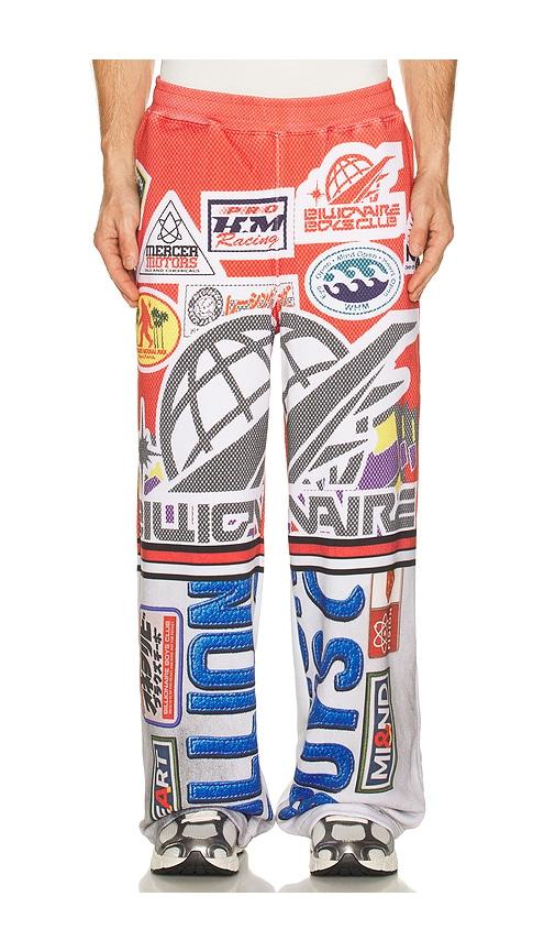 Billionaire Boys Club Fision Sweatpants in Red by BILLIONAIRE BOYS CLUB
