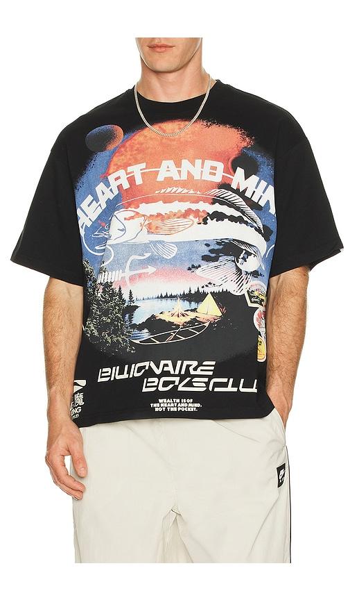 Billionaire Boys Club Hook Boxy Tee in Black by BILLIONAIRE BOYS CLUB