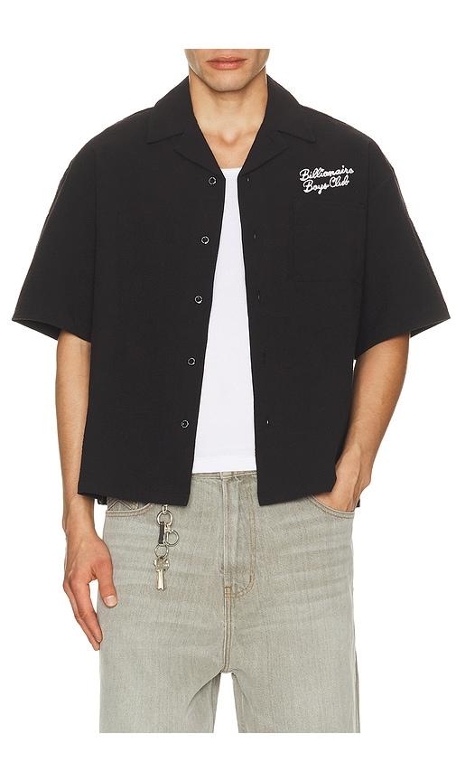 Billionaire Boys Club Script Shirt in Black by BILLIONAIRE BOYS CLUB