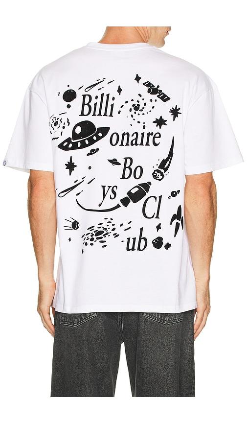 Billionaire Boys Club Solar System Tee in White by BILLIONAIRE BOYS CLUB
