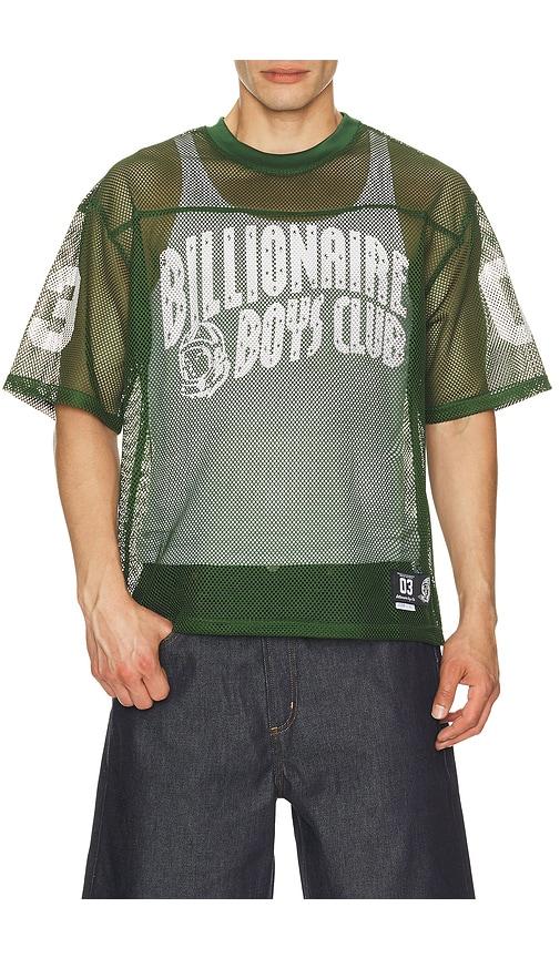 Billionaire Boys Club Varsity Football Jersey in Green by BILLIONAIRE BOYS CLUB