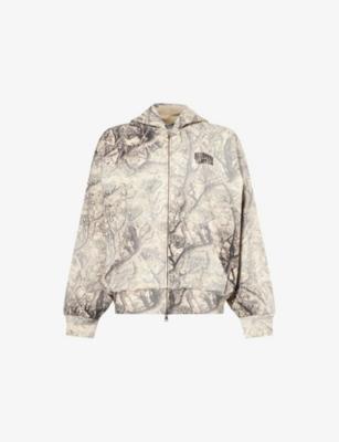 Diamond Graphic-Print Long-Sleeve Cotton hoody by BILLIONAIRE BOYS CLUB