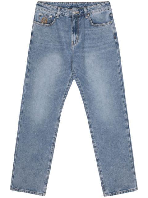 Diamond & Dollar-embroidery jeans by BILLIONAIRE BOYS CLUB