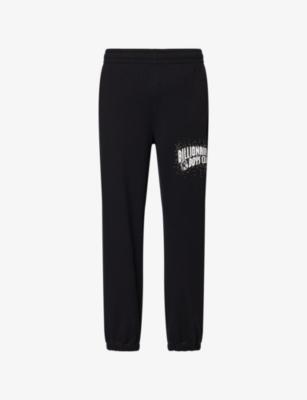 Embellished Arch Logo Cotton-Jersey Jogging Bottoms by BILLIONAIRE BOYS CLUB