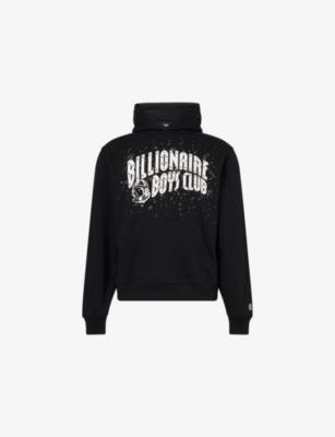 Embellished Arch Logo Popover Cotton-Jersey Hoodie by BILLIONAIRE BOYS CLUB