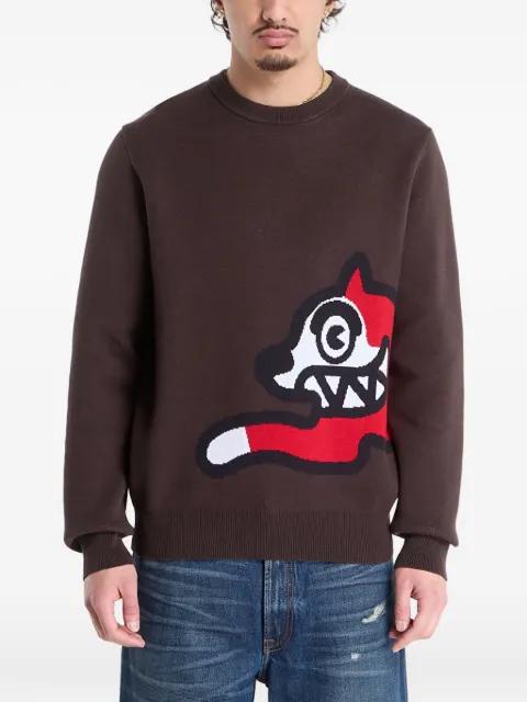 Running Dog crew-neck sweater by BILLIONAIRE BOYS CLUB - ICE CREAM
