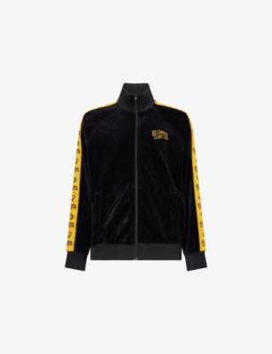 Logo-Printed Trim Regular-Fit Velour Tracksuit Top by BILLIONAIRE BOYS CLUB