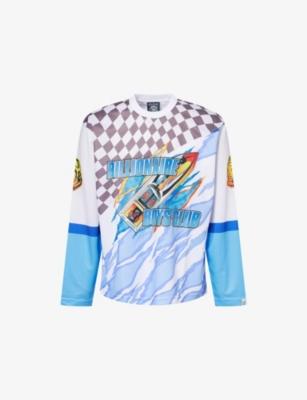 Speed Ripper Sport Long-Sleeves Cotton Top by BILLIONAIRE BOYS CLUB