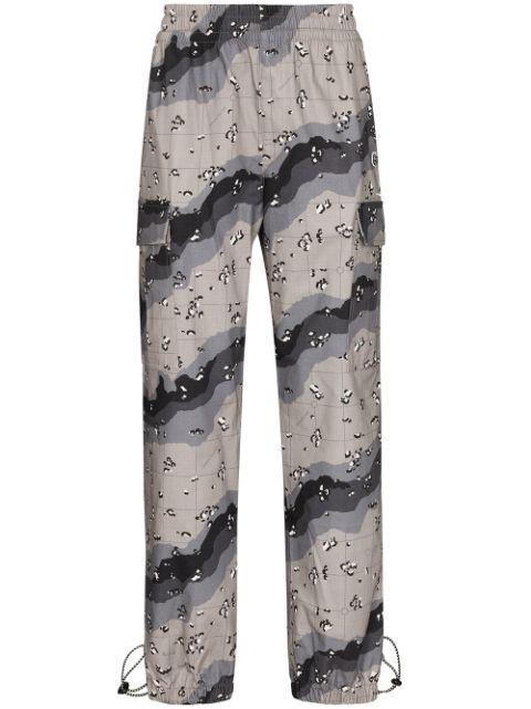 camouflage-print cargo trousers by BILLIONAIRE BOYS CLUB