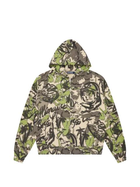 camouflage zip hoodie by BILLIONAIRE BOYS CLUB