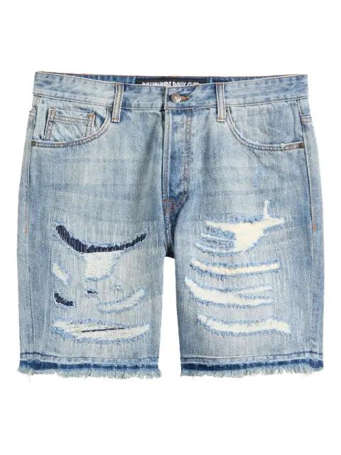 distressed denim shorts by BILLIONAIRE BOYS CLUB