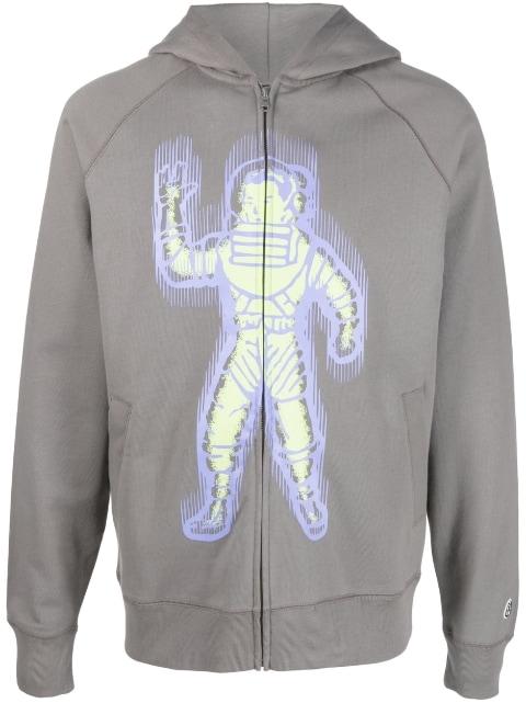 graphic-print cotton hoodie by BILLIONAIRE BOYS CLUB
