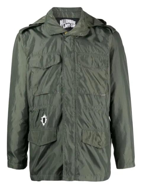 graphic-print hoodied jacket by BILLIONAIRE BOYS CLUB