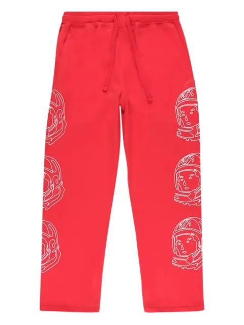 helmet-print track pants by BILLIONAIRE BOYS CLUB