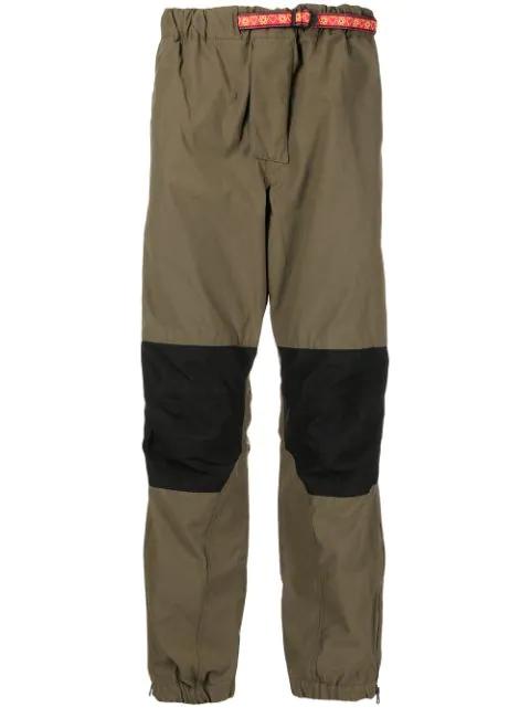 panelled drawstring-waist straight-leg trousers by BILLIONAIRE BOYS CLUB