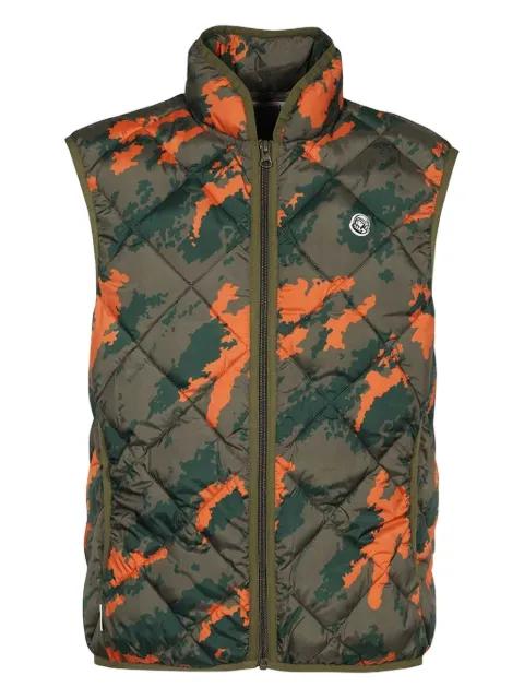 quilted camouflage vest by BILLIONAIRE BOYS CLUB