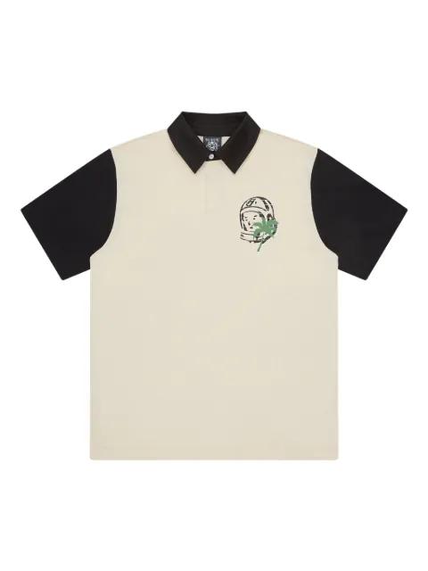 short-sleeve graphic-design polo shirt by BILLIONAIRE BOYS CLUB