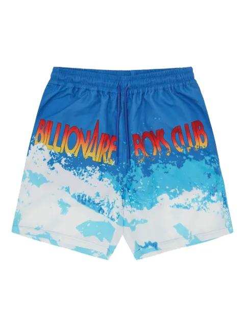 wave-print swim shorts by BILLIONAIRE BOYS CLUB