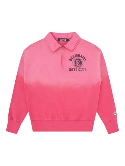 zip-fastening graphic-print sweatshirt by BILLIONAIRE BOYS CLUB