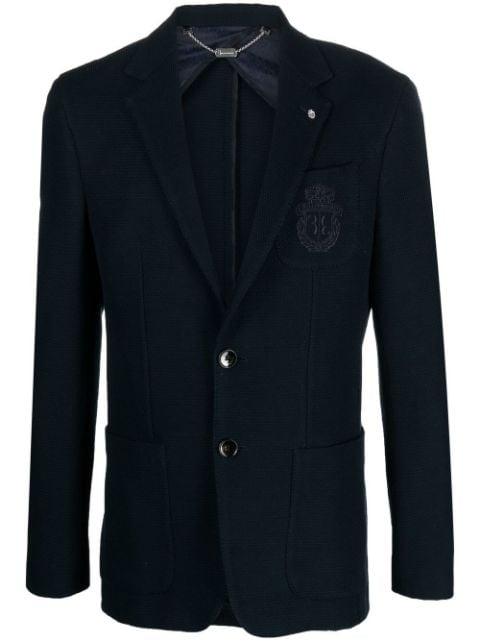 Circular Knitting single-breasted blazer by BILLIONAIRE