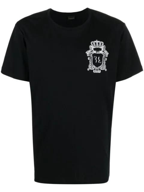 Crest logo-print T-shirt by BILLIONAIRE