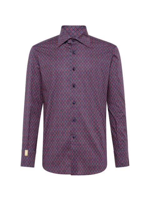 Shirt Silver Cut/Flavio Geometric shirt by BILLIONAIRE