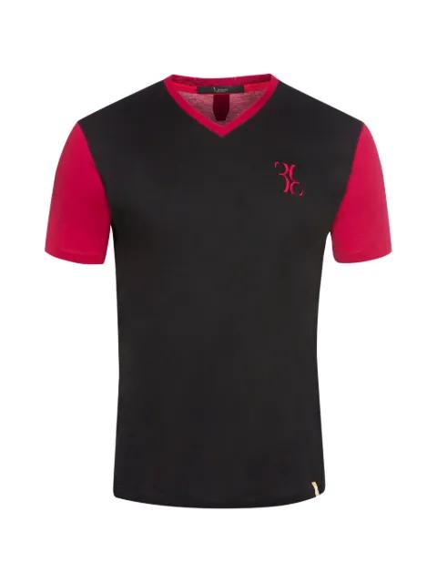 V-neck logo-detail T-shirt by BILLIONAIRE