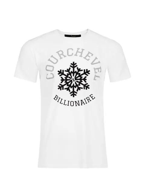 Winter Club snowflake-print T-shirt by BILLIONAIRE
