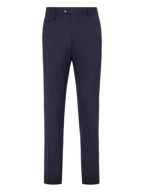 button-fastening trousers by BILLIONAIRE