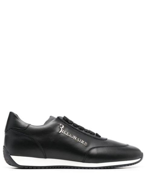 calf-leather low-top sneakers by BILLIONAIRE