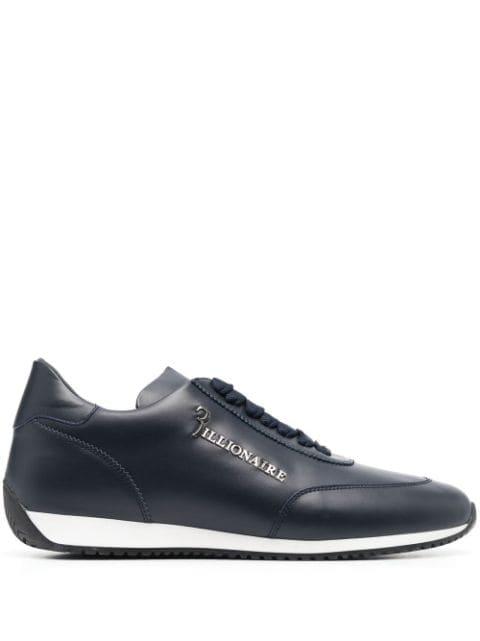 calf-leather low-top sneakers by BILLIONAIRE