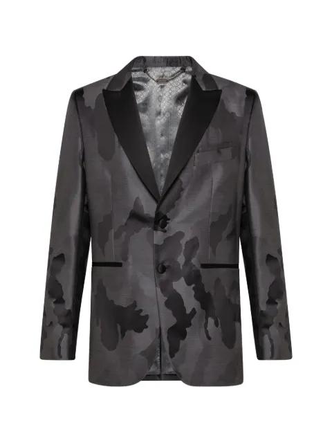 camouflage-pattern blazer by BILLIONAIRE