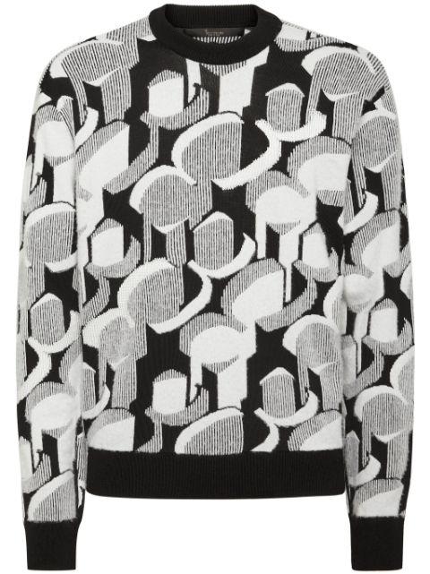 crew-neck jacquard jumper by BILLIONAIRE