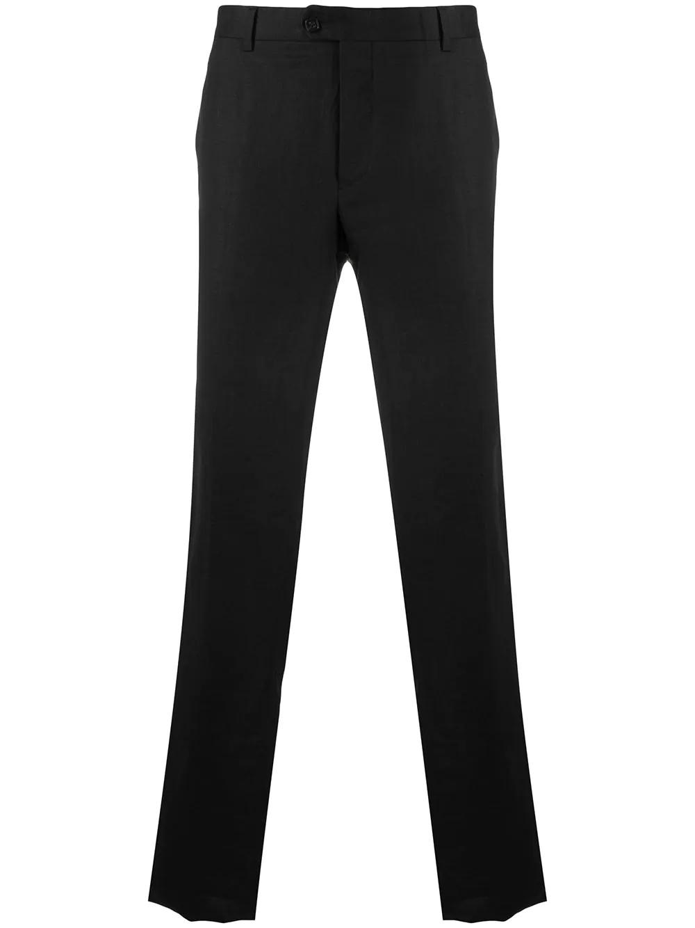 embroidered crest tailored trousers by BILLIONAIRE